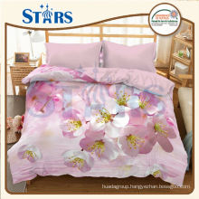 GS-XHY P026 Lovely Pink reactive print bedsheet bedding set for girl